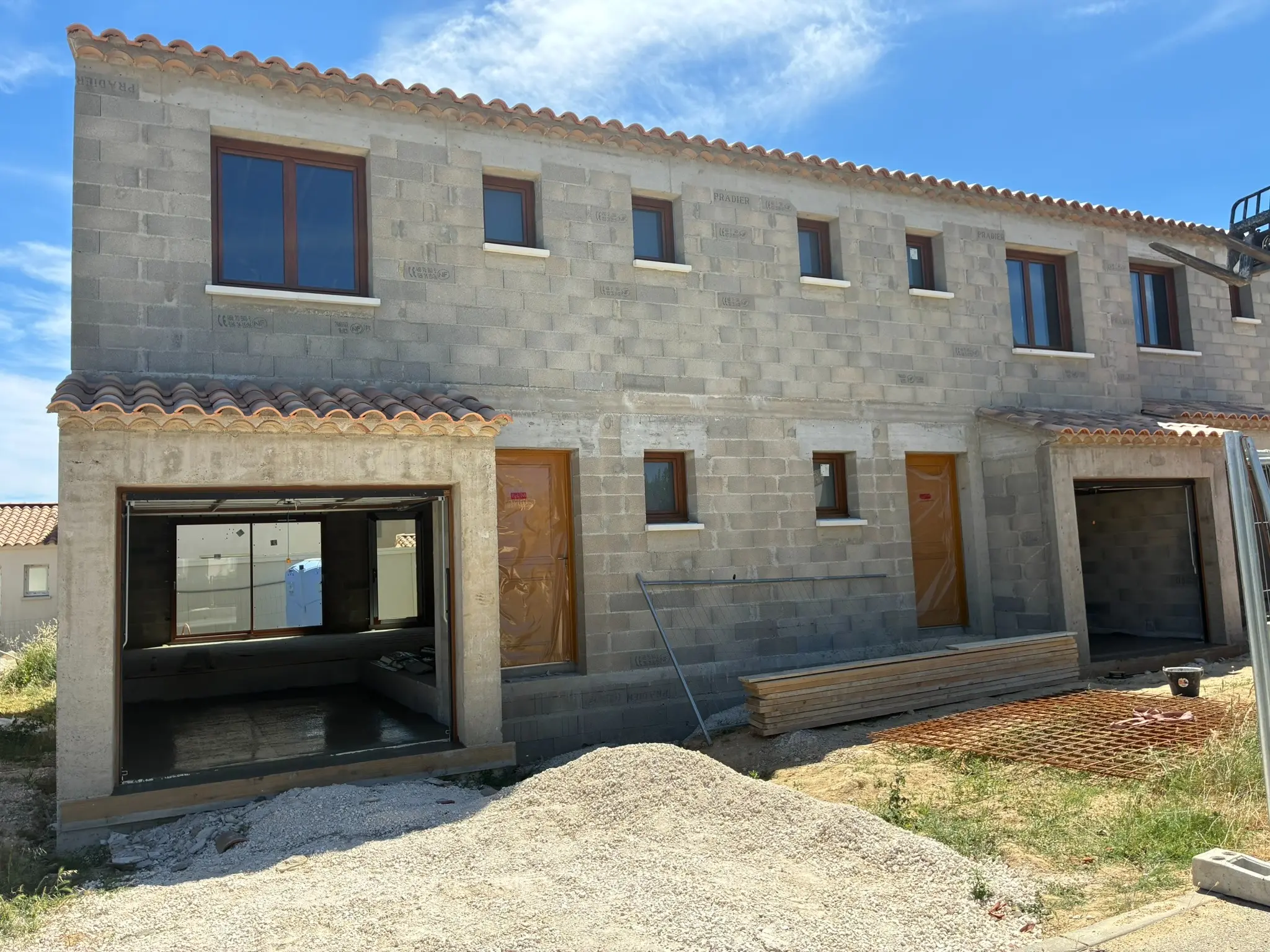 Menuiseries et façades des logements neufs à Gaujac