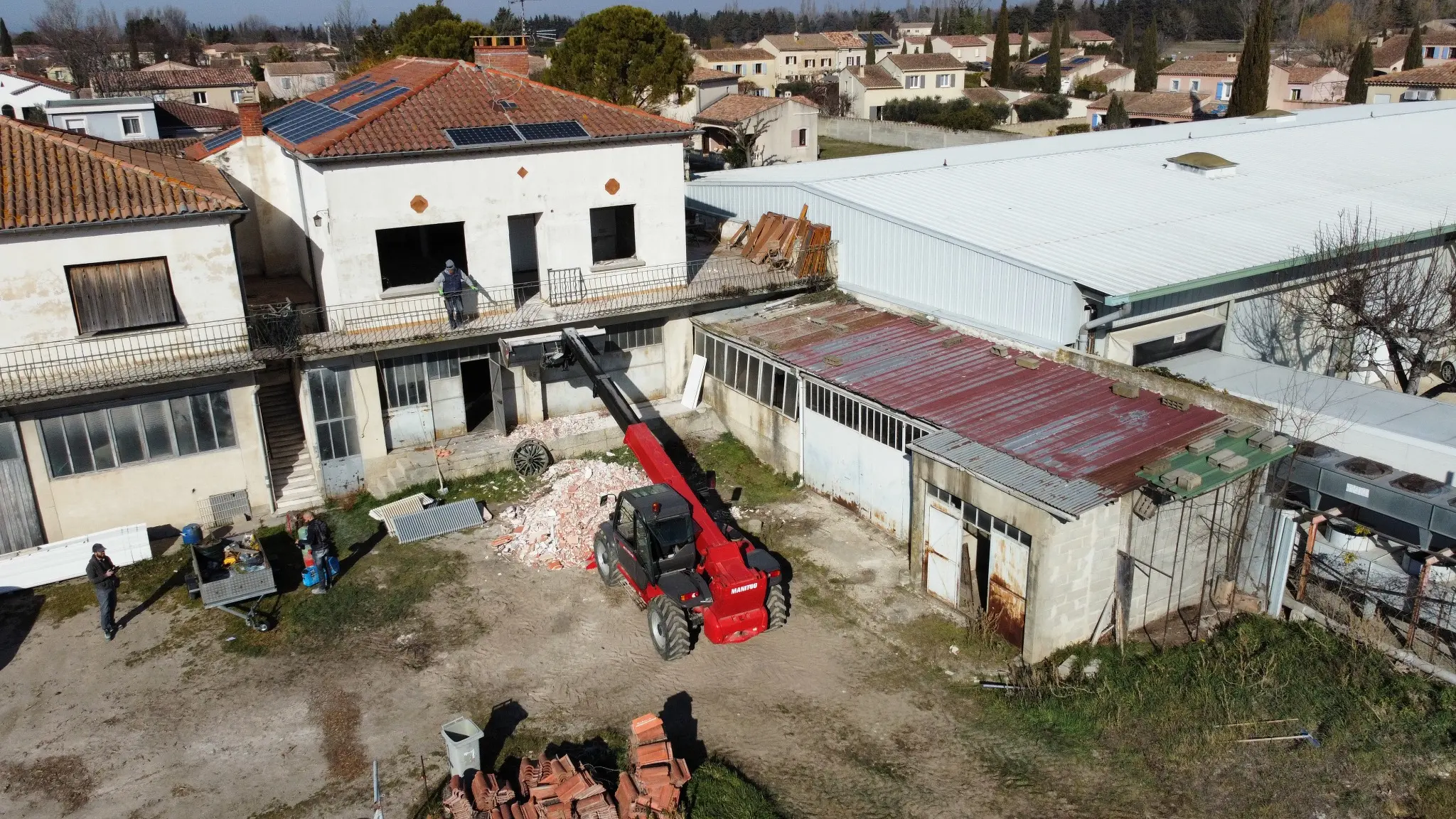 État initial d’une maison avant rénovation lourde à Althen-des-Paluds