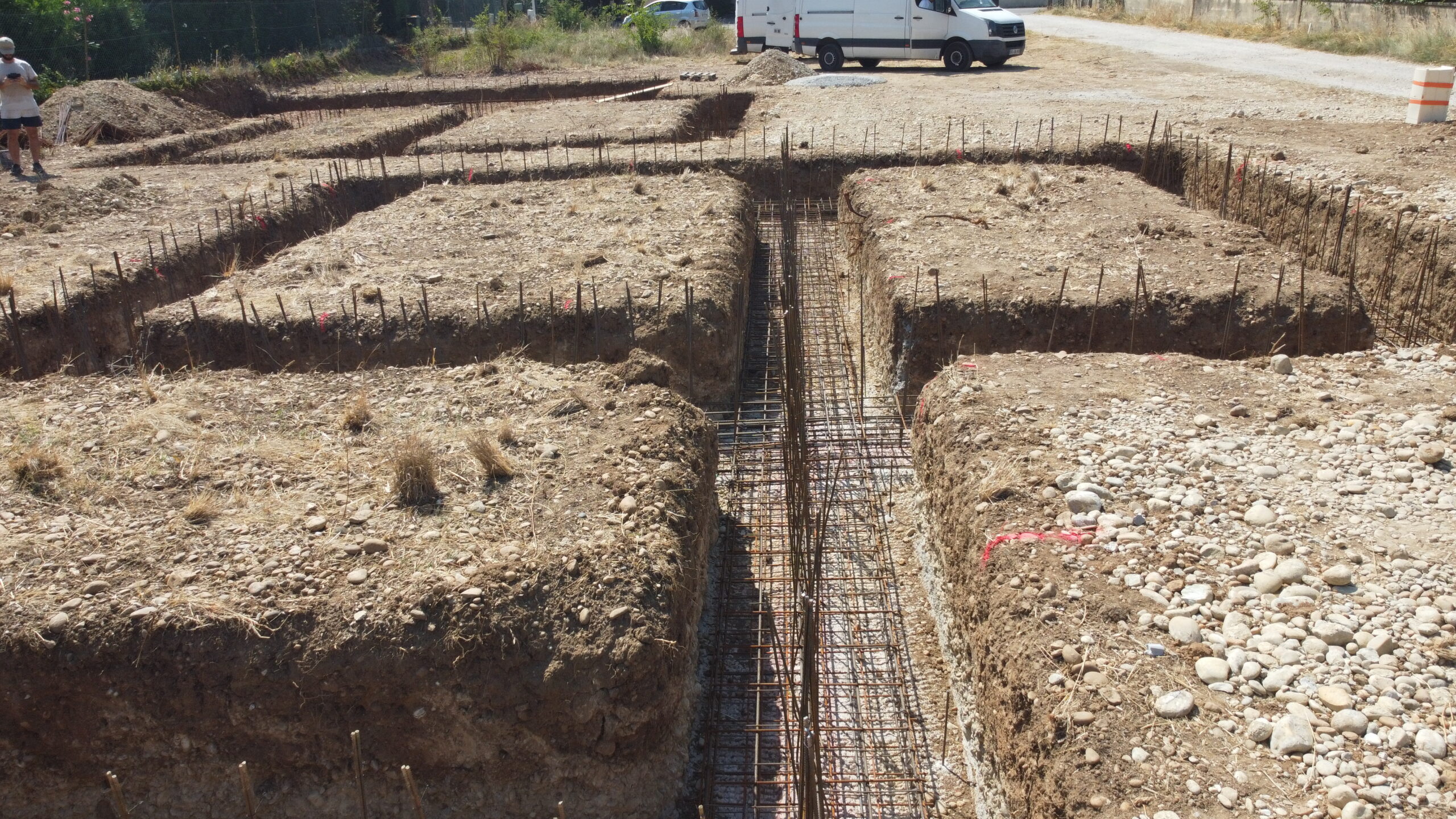 Ferraillage des fondations de maisons individuelles à Sorgues